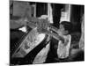 Boy Buying Popcorn at Movie Concession Stand-Peter Stackpole-Mounted Photographic Print