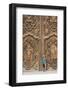 Boy by Entrance to Manila Metropolitan Cathedral, Manila, Philippines-Keren Su-Framed Photographic Print