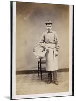 Boy Carrying a Basket-W^ Reynolds-Mounted Photographic Print