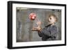 Boy Catching a Ball-William P. Gottlieb-Framed Photographic Print