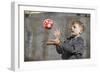 Boy Catching a Ball-William P. Gottlieb-Framed Photographic Print