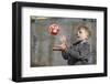 Boy Catching a Ball-William P. Gottlieb-Framed Photographic Print