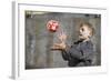 Boy Catching a Ball-William P. Gottlieb-Framed Photographic Print