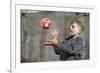 Boy Catching a Ball-William P. Gottlieb-Framed Photographic Print