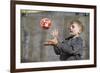 Boy Catching a Ball-William P. Gottlieb-Framed Photographic Print