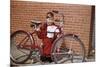 Boy Cleaning His Bike-William P. Gottlieb-Mounted Photographic Print