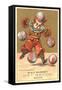 Boy Clown with Balls-null-Framed Stretched Canvas