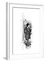 Boy Crossing Sweeper, 1893-null-Framed Giclee Print