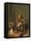 Boy Delousing His Dog-Gerard ter Borch-Framed Stretched Canvas