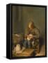 Boy Delousing His Dog-Gerard ter Borch-Framed Stretched Canvas