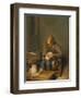 Boy Delousing His Dog-Gerard ter Borch-Framed Giclee Print