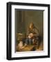 Boy Delousing His Dog-Gerard ter Borch-Framed Giclee Print