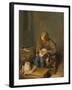 Boy Delousing His Dog-Gerard ter Borch-Framed Giclee Print