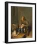 Boy Delousing His Dog-Gerard ter Borch-Framed Giclee Print