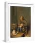 Boy Delousing His Dog-Gerard ter Borch-Framed Giclee Print