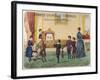 Boy Demonstrates a Toy Theatre to His Brothers Sisters and Mother-B. Couvert-Framed Art Print