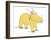 Boy Dinosaur Ride-Designs Sweet Melody-Framed Art Print