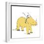 Boy Dinosaur Ride-Designs Sweet Melody-Framed Art Print