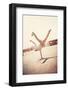 Boy Doing a Handstand-soupstock-Framed Photographic Print