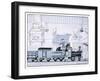 Boy Dreams That His Toys Come to Life-B. Midderigh-bokhorst-Framed Art Print