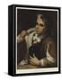 Boy Drinking-Bartolome Esteban Murillo-Framed Stretched Canvas