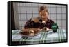 Boy Eating a Slice of Cake-William P. Gottlieb-Framed Stretched Canvas