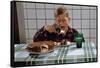 Boy Eating a Slice of Cake-William P. Gottlieb-Framed Stretched Canvas