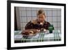 Boy Eating a Slice of Cake-William P. Gottlieb-Framed Photographic Print