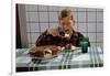 Boy Eating a Slice of Cake-William P. Gottlieb-Framed Photographic Print