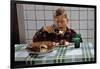 Boy Eating a Slice of Cake-William P. Gottlieb-Framed Photographic Print