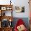 Boy Eating Cookies and Milk as Mom Reads-William P. Gottlieb-Photographic Print displayed on a wall