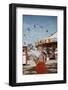 Boy Eating Cotton Candy at Fair-William P. Gottlieb-Framed Photographic Print