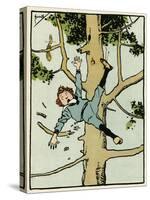 Boy Falls from a Tree-John Hassall-Stretched Canvas