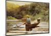 Boy Fishing, 1892-Winslow Homer-Mounted Art Print