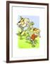 Boy-Frog-Girl-Nate Owens-Framed Giclee Print