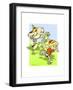 Boy-Frog-Girl-Nate Owens-Framed Giclee Print