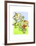 Boy-Frog-Girl-Nate Owens-Framed Giclee Print