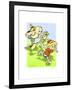 Boy-Frog-Girl-Nate Owens-Framed Giclee Print