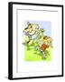 Boy-Frog-Girl-Nate Owens-Framed Giclee Print