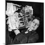 Boy from the Madison Square Boys' Club Carrying a Bundle of Newspapers After Attack on Pearl Harbor-Dmitri Kessel-Mounted Photographic Print