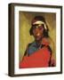 Boy from the Tesuque Pueblo, 1916-Robert Cozad Henri-Framed Giclee Print