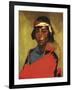 Boy from the Tesuque Pueblo, 1916-Robert Cozad Henri-Framed Giclee Print