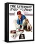 "Boy Gazing at Cover Girls" Saturday Evening Post Cover, September 22,1934-Norman Rockwell-Framed Stretched Canvas