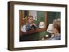 Boy Getting Dressed-William P. Gottlieb-Framed Photographic Print