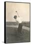 Boy Golfing in Field-null-Framed Stretched Canvas