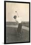 Boy Golfing in Field-null-Framed Art Print