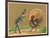 Boy Greeting Turkey-null-Framed Art Print