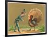 Boy Greeting Turkey-null-Framed Art Print