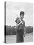 Boy Holding a Baseball Bat-Bettmann-Stretched Canvas