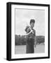 Boy Holding a Baseball Bat-Bettmann-Framed Photographic Print